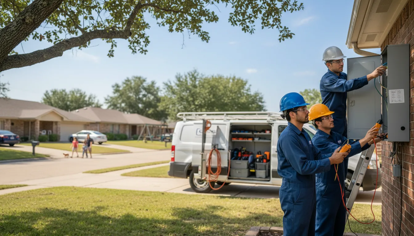Certified electrician providing emergency electrical services in Shirley, IN